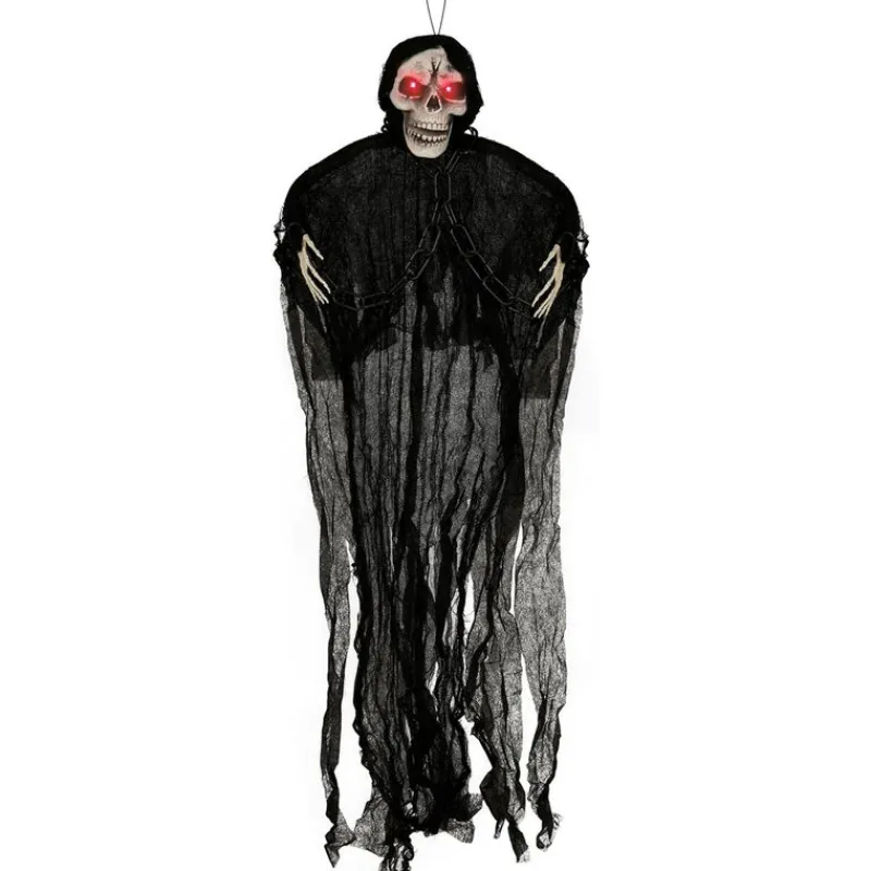 FIESTAS GUIRCA Halloween|Halloween Colgante Esqueleto con Cadenas y Luz