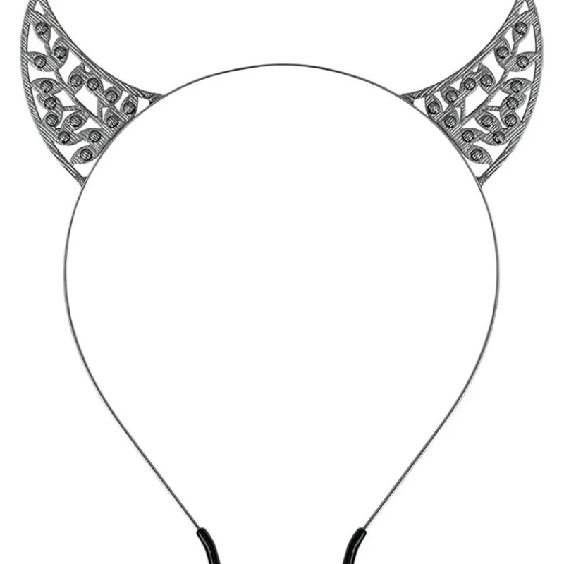 FIESTAS GUIRCA Halloween Diadema Cuernos con Brillantes- Halloween