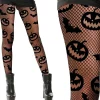 FIESTAS GUIRCA Halloween Medias Rejilla Calabaza- Halloween