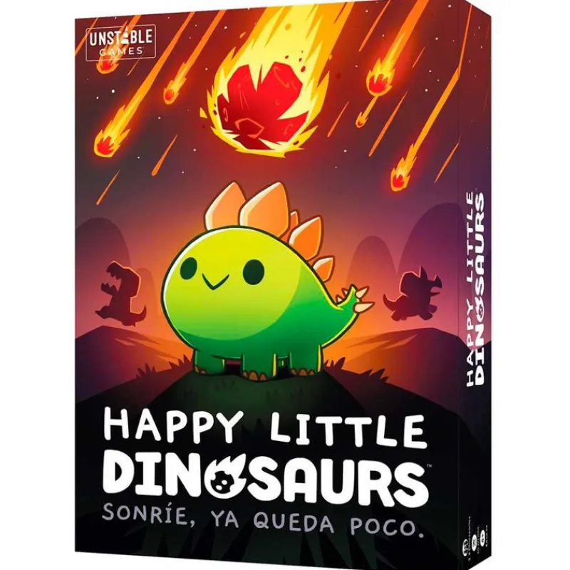ASMODEE Happy Little Dinosaurs- Juegos De Mesa|Amigos Y Familia