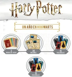 EDUCA Harry Potter Juego un Año en Hogwarts- Juegos De Mesa