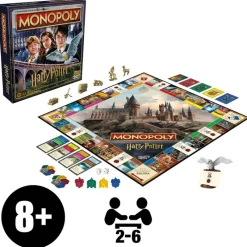 HASBRO Harry Potter Monopoly- Amigos Y Familia|Juegos De Mesa