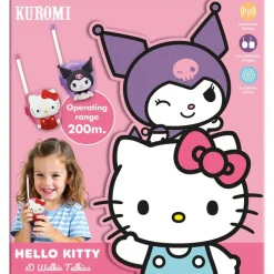 KIDS EUROSWAN Hello Kitty & Friends Walkie Talkie 3D- Electrónicos