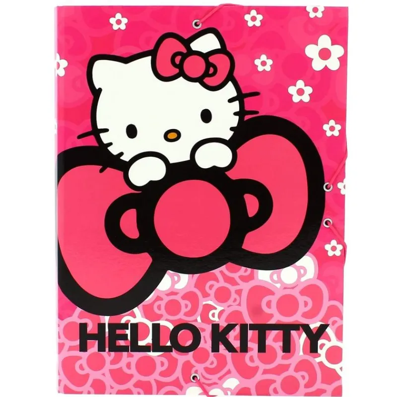 MONTICHELVO Hello Kitty Carpeta Escolar Rosa- Escolar