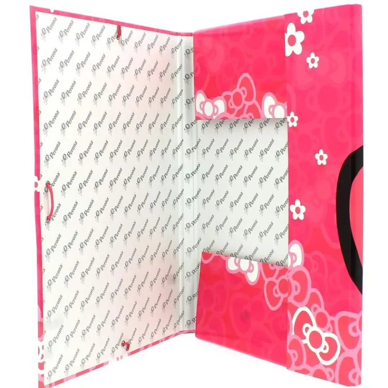 MONTICHELVO Hello Kitty Carpeta Escolar Rosa- Escolar