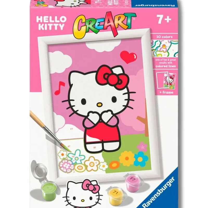 RAVENSBURGER Manualidades|Hello Kitty CreArt Pintar x Números