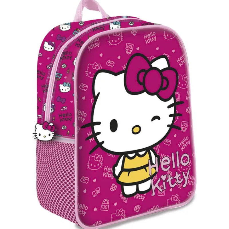 SELECCION DRIM Hello Kitty Mochila 3D My Style- Escolar