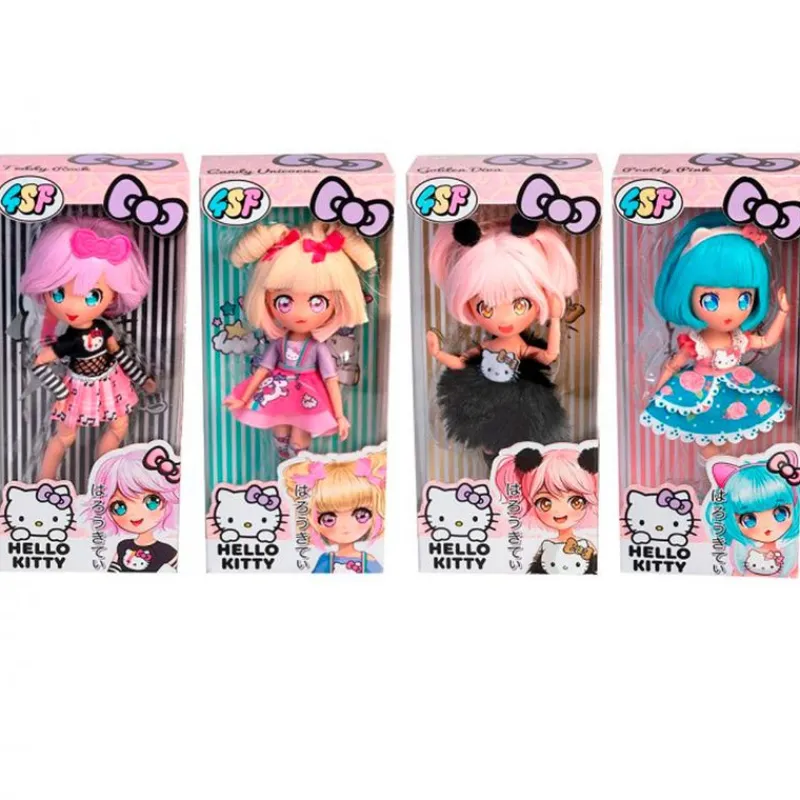 FAMOSA Hello Kitty Muñeca Manga Fashion Surtida- Sanrio Colección|Muñecas