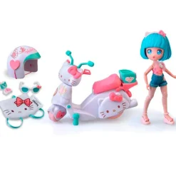 FAMOSA Sanrio Colección|Muñecas|Hello Kitty Muñeca Pretty Pink Scooter