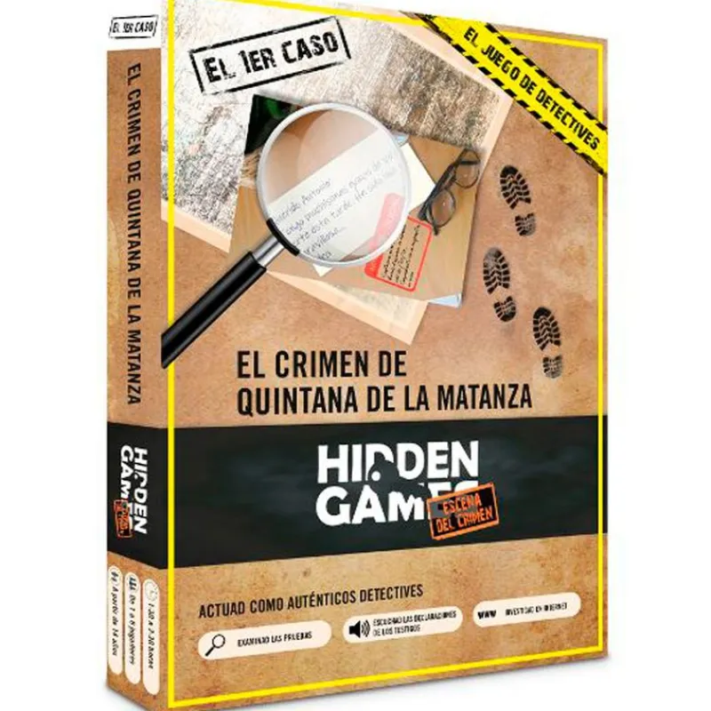 MAGIC BOX Hidden Games El Caso Crimen de Quintana de Matanza- Amigos Y Familia|Juegos De Mesa