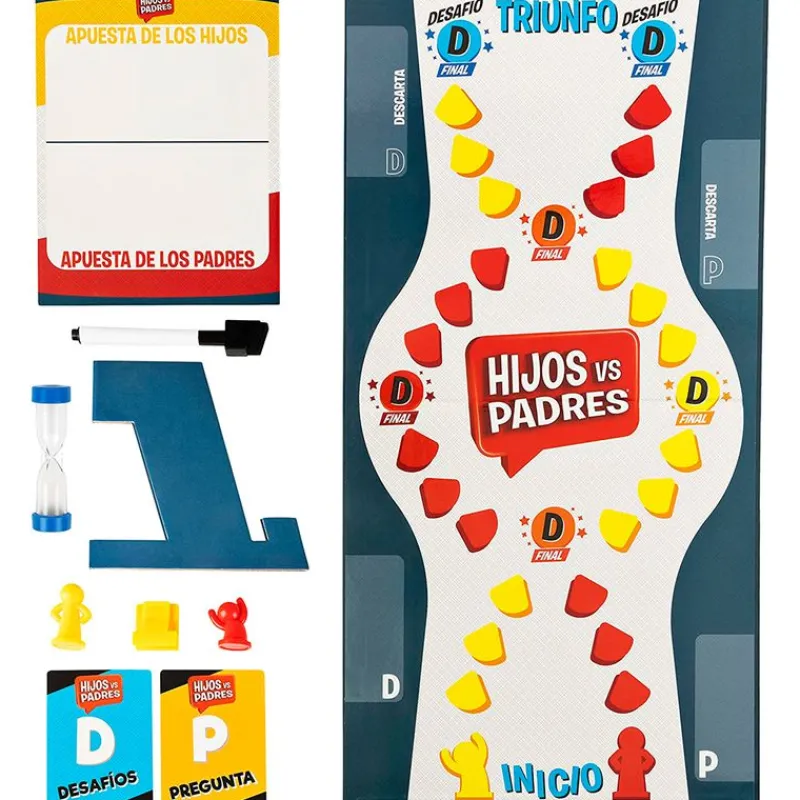 SPIN MASTER Juegos De Mesa|Hijos contra Padres Juego de Mesa