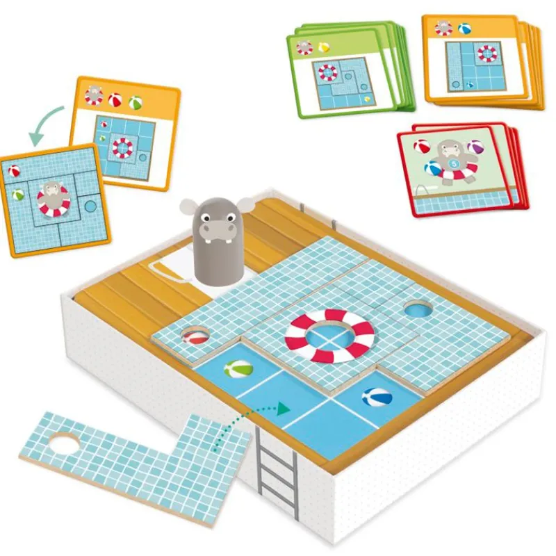 DISET Hippo's Pool Juego de Mesa- Juegos Y Juguetes Educativos