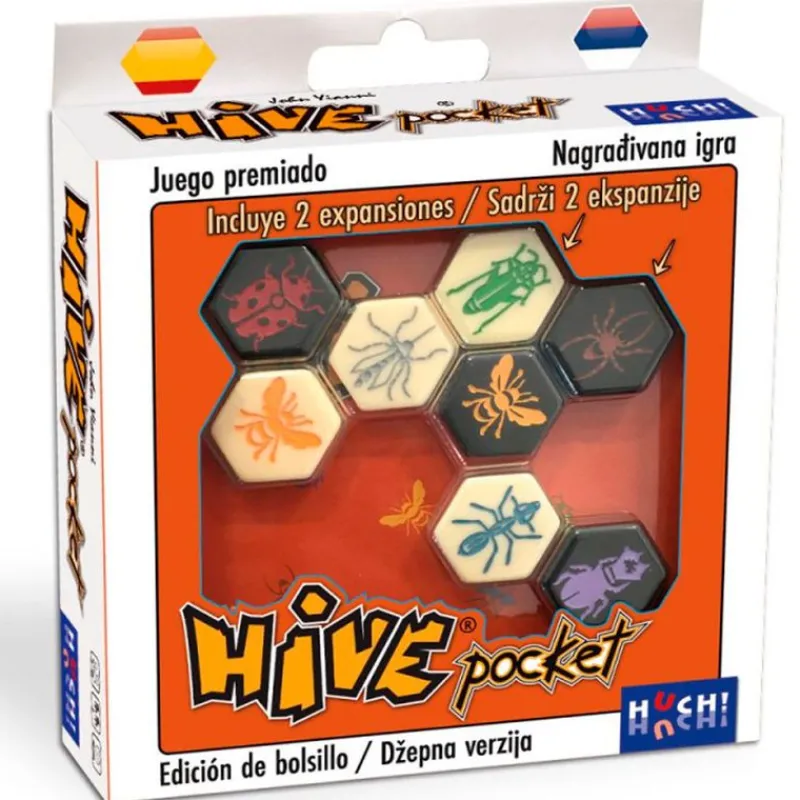 DEVIR Amigos Y Familia|Juegos De Mesa|Hive Pocket Juego de Mesa Edición Bolsillo