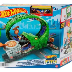 MATTEL Hot Wheels Ataque del Cocodrilo- Vehículos, Trenes Y Parkings