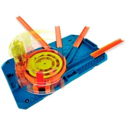 MATTEL Hot Wheels Caja de Pistas con Lanzador- Vehículos, Trenes Y Parkings