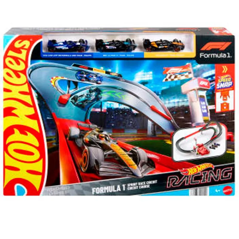 MATTEL Hot Wheels Circuito Carreras Gran Velocidad Formula 1- Vehículos, Trenes Y Parkings