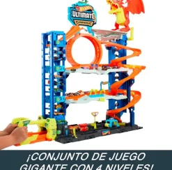 MATTEL Vehículos, Trenes Y Parkings|Hot Wheels City Megagaraje Ultimate Garage