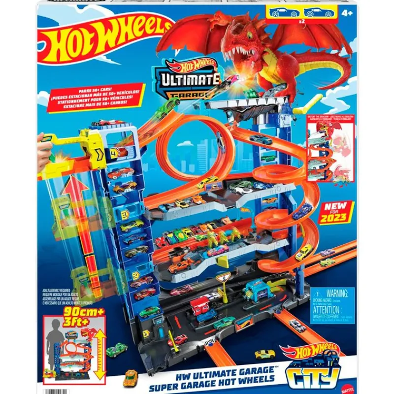 MATTEL Vehículos, Trenes Y Parkings|Hot Wheels City Megagaraje Ultimate Garage