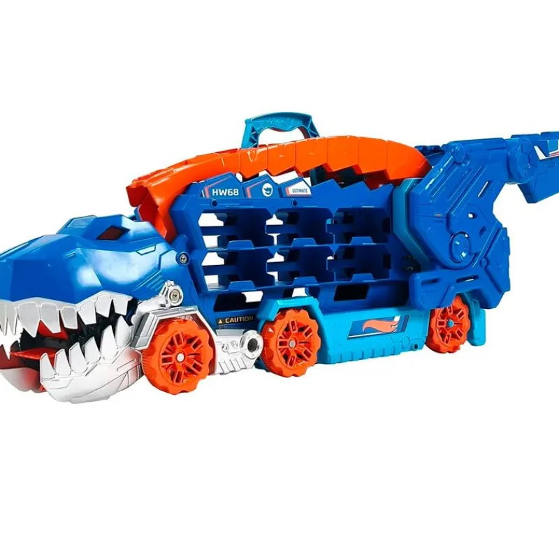 MATTEL Hot Wheels City Súper Remolque T-Rex- Vehículos, Trenes Y Parkings