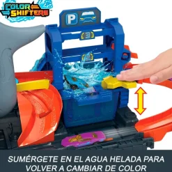 MATTEL Vehículos, Trenes Y Parkings|Hot Wheels City Ultra Shark Túnel Lavado Tiburón