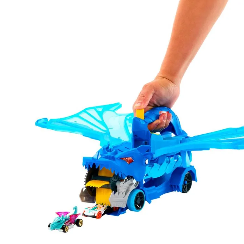 MATTEL Hot Wheels Dragón Transportador- Vehículos, Trenes Y Parkings