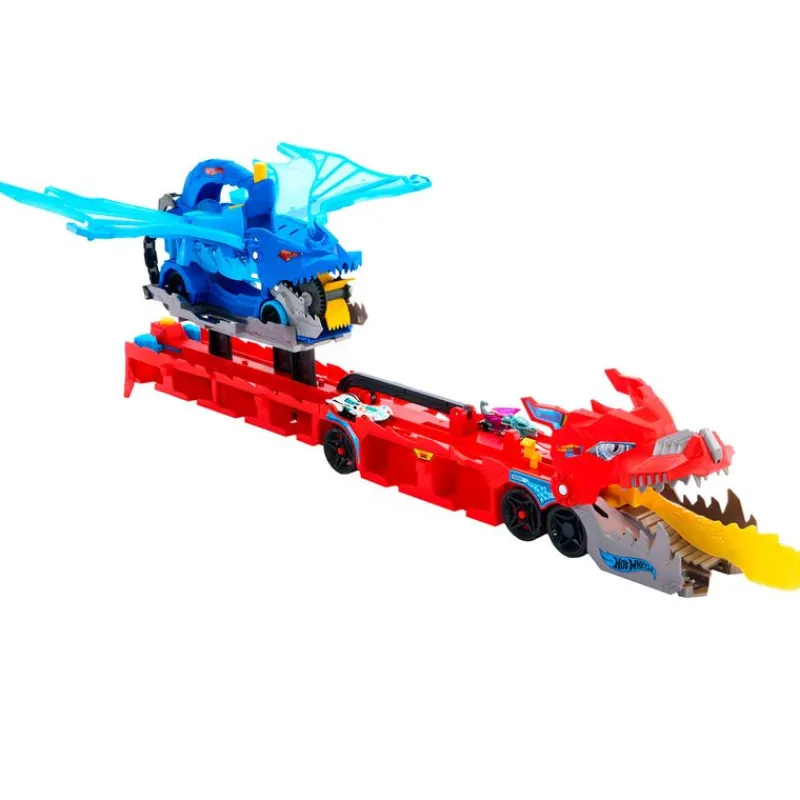 MATTEL Hot Wheels Dragón Transportador- Vehículos, Trenes Y Parkings