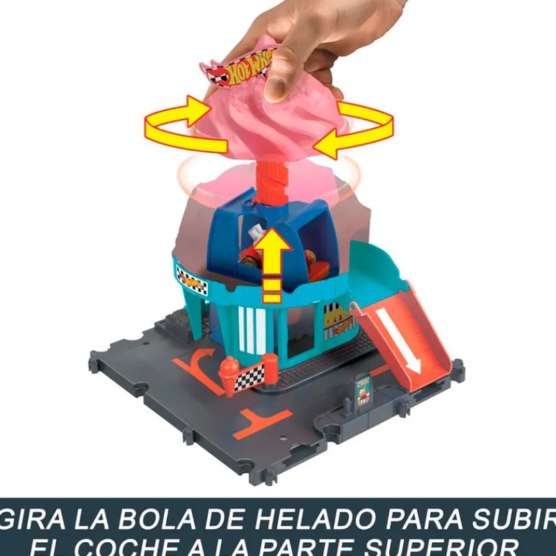 MATTEL Hot Wheels Heladería en la Ciudad- Vehículos, Trenes Y Parkings