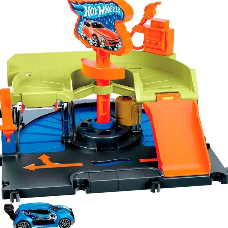 MATTEL Vehículos, Trenes Y Parkings|Hot Wheels Lavadero Coches Exprés