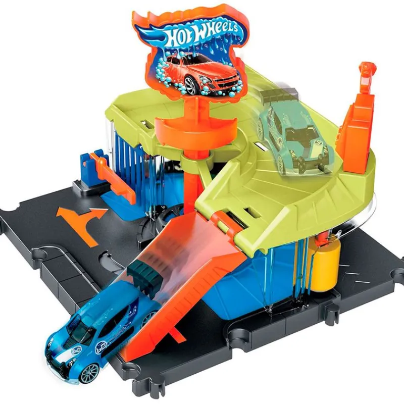 MATTEL Vehículos, Trenes Y Parkings|Hot Wheels Lavadero Coches Exprés