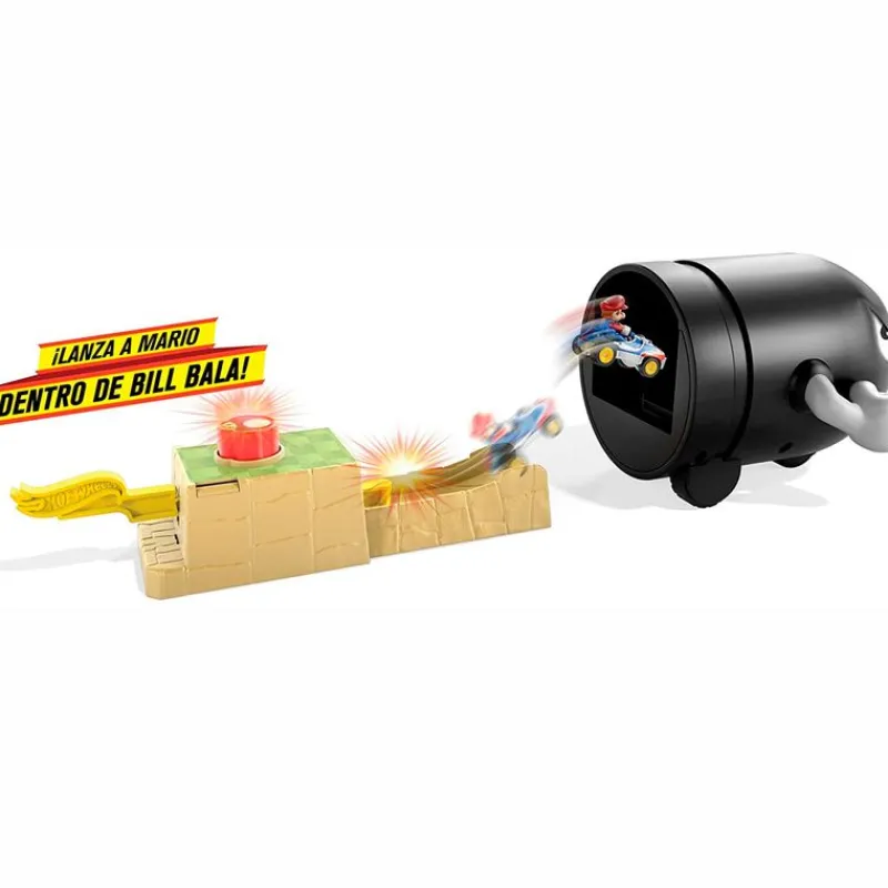 MATTEL Vehículos, Trenes Y Parkings|Hot Wheels Mario Kart Conjunto de Bill Bala