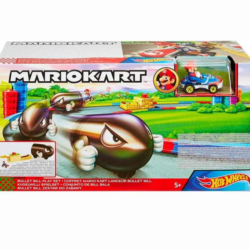 MATTEL Vehículos, Trenes Y Parkings|Hot Wheels Mario Kart Conjunto de Bill Bala