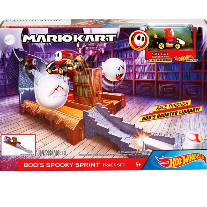 MATTEL Hot Wheels Mario Kart Pista Boo- Vehículos, Trenes Y Parkings