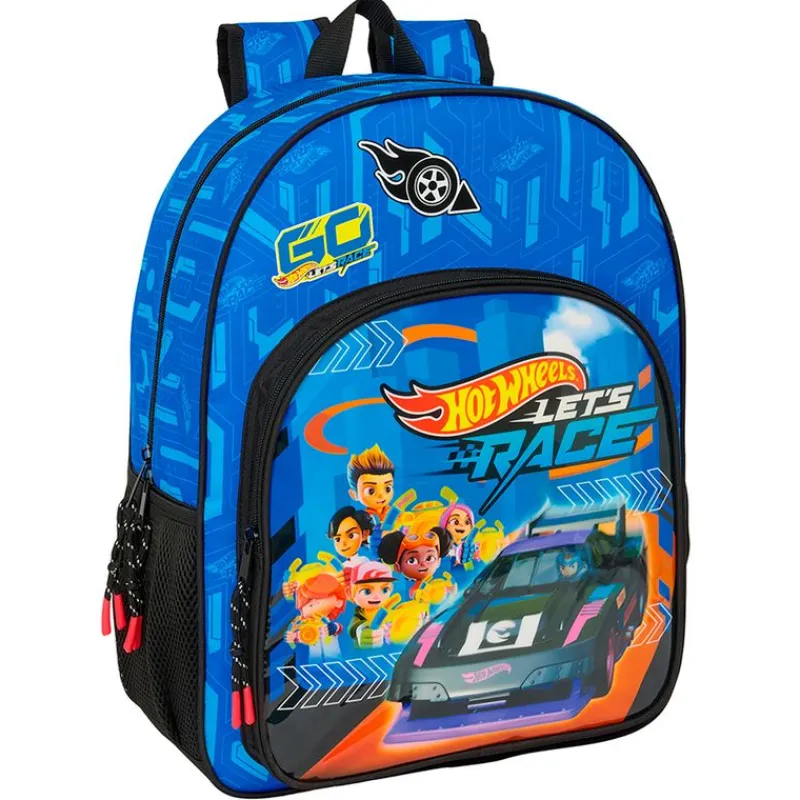 SAFTA Escolar|Hot Wheels Mochila Escolar Adaptable Carro