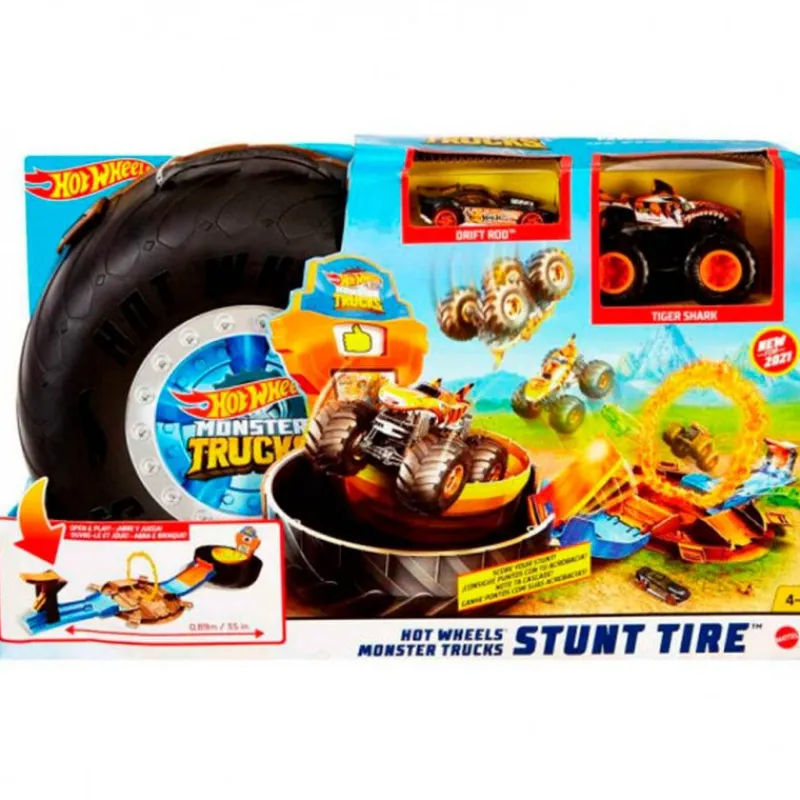 MATTEL Hot Wheels Monster Truck Rueda Acrobática- Vehículos, Trenes Y Parkings