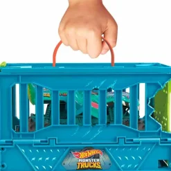 MATTEL Hot Wheels Monster Truck Mega Wrex Gigante Jaula- Vehículos, Trenes Y Parkings