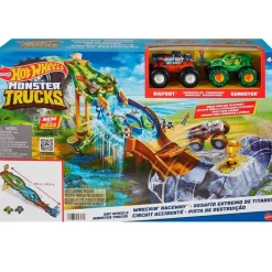 MATTEL Vehículos, Trenes Y Parkings|Hot Wheels Monster Truck Pista Torneo Titanes