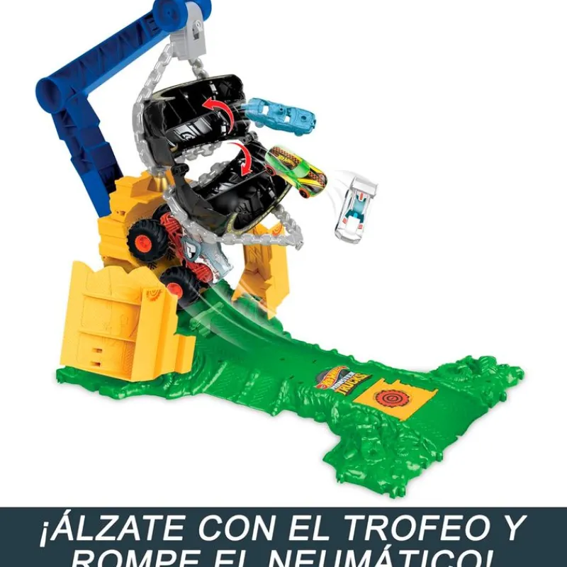 MATTEL Vehículos, Trenes Y Parkings|Hot Wheels Monster Truck Smasher Rhinomite
