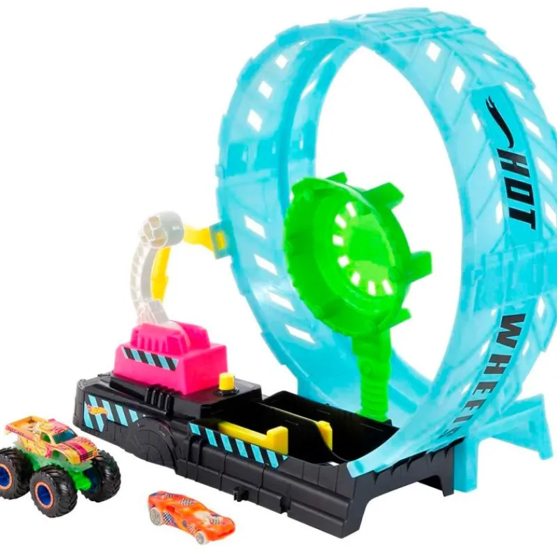 MATTEL Hot Wheels Monster Truck Desafío Loop Challenge- Vehículos, Trenes Y Parkings