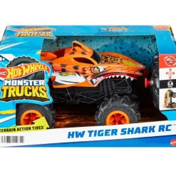 MATTEL Hot Wheels Monster Trucks Tiger Shark R/C- Coches Radio Control (R/C)