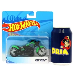 MATTEL Hot Wheels Moto Fat Ride 1:18- Vehículos, Trenes Y Parkings