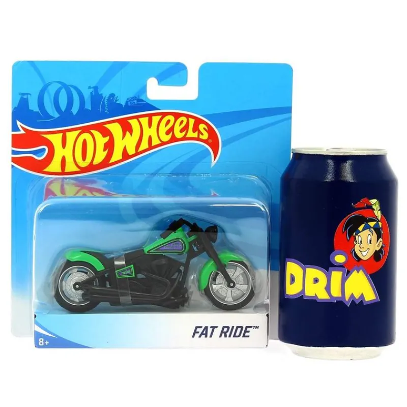 MATTEL Hot Wheels Moto Fat Ride 1:18- Vehículos, Trenes Y Parkings