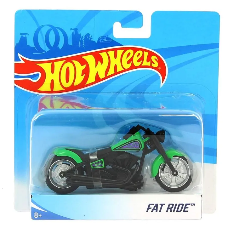MATTEL Hot Wheels Moto Fat Ride 1:18- Vehículos, Trenes Y Parkings