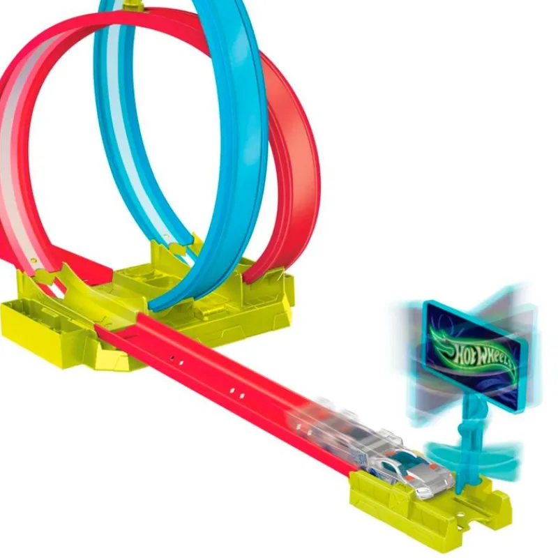 MATTEL Vehículos, Trenes Y Parkings|Hot Wheels Neon Speeders Pista Acrobacias