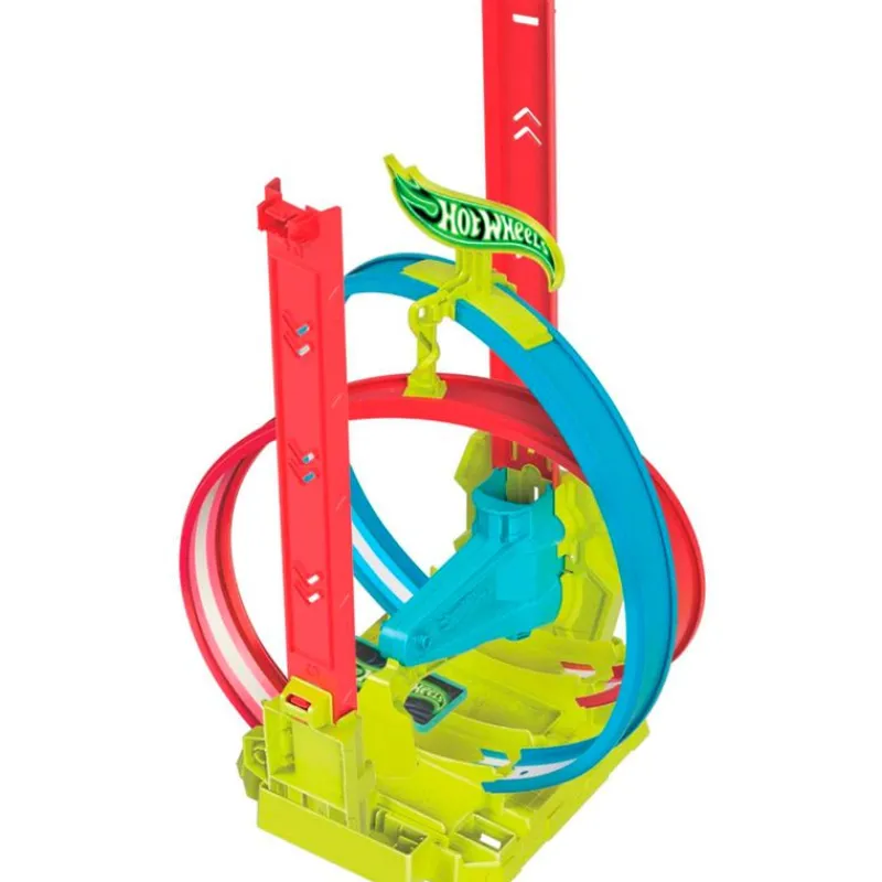 MATTEL Vehículos, Trenes Y Parkings|Hot Wheels Neon Speeders Pista Acrobacias
