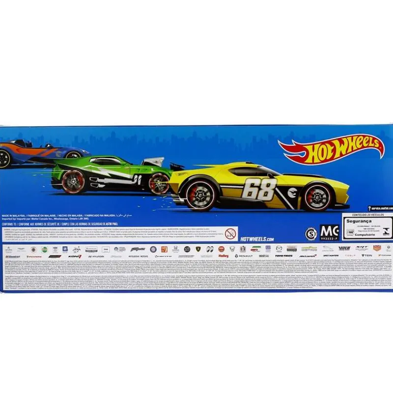 MATTEL Vehículos, Trenes Y Parkings|Hot Wheels Pack 20 Vehículos