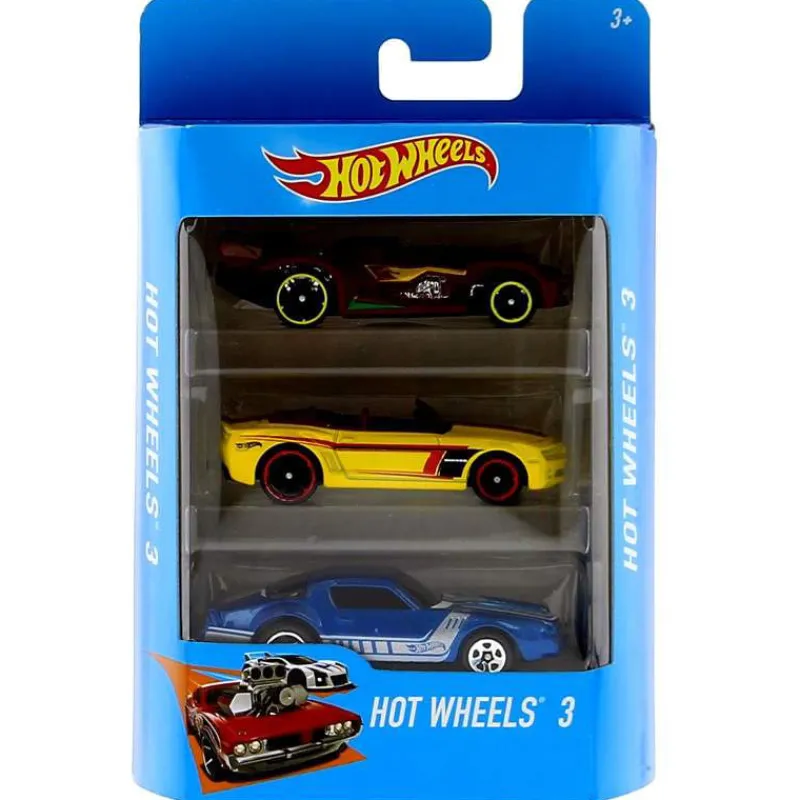 MATTEL Hot Wheels Pack 3 Vehículos- Vehículos, Trenes Y Parkings