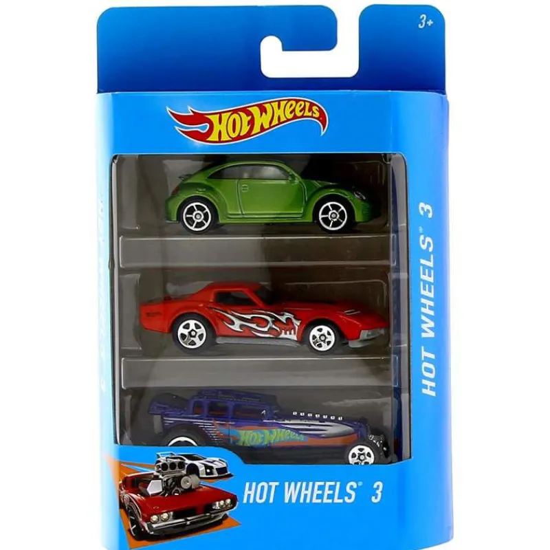 MATTEL Hot Wheels Pack 3 Vehículos- Vehículos, Trenes Y Parkings