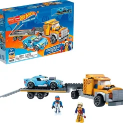 MEGABLOKS Hot Wheels Pack Construcción Remolque- Puzzles Y Construcciones