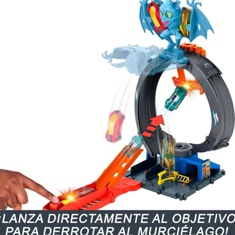 MATTEL Vehículos, Trenes Y Parkings|Hot Wheels Pista Ataque de Murciélago