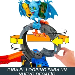MATTEL Vehículos, Trenes Y Parkings|Hot Wheels Pista Ataque de Murciélago
